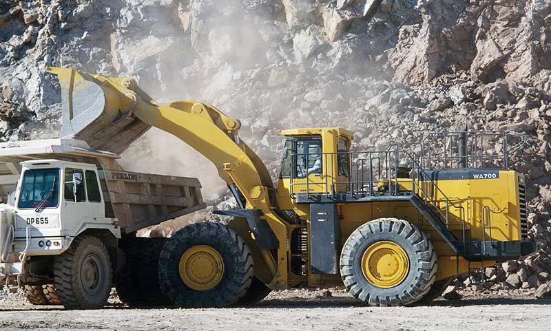 What types of products does Komatsu make?