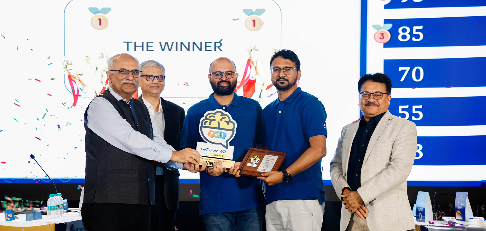 L&T Quiz Wiz Season 5  - Winners